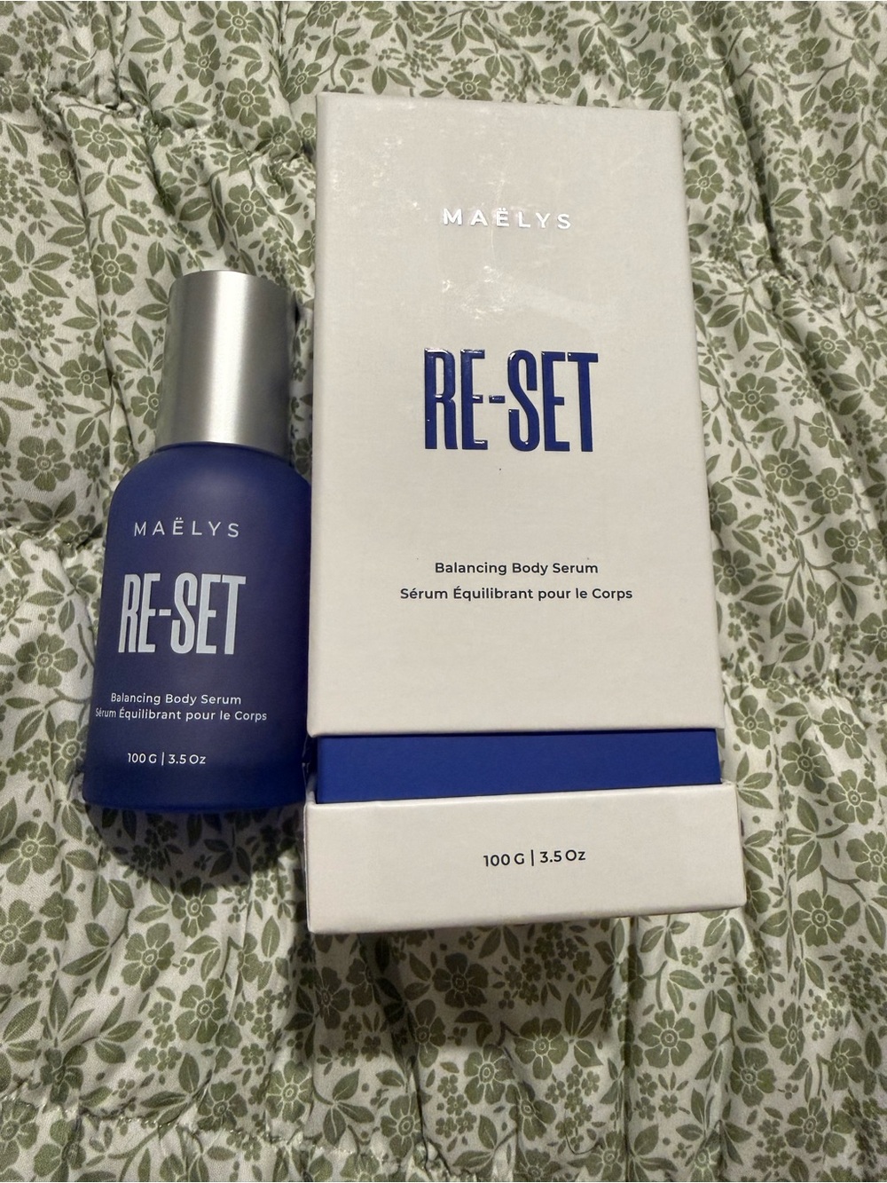 MAËLYS RE-SET Balancing Body Serum — Blue